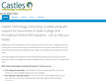 Tablet Screenshot of castlestechnology.com